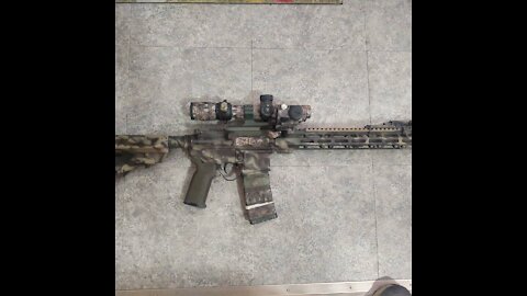 Camo'ed my rifle.