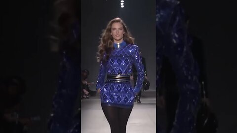 Alessandra Ambrosio in BALMAIN X H&M FashionShow