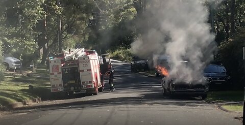 PONTIAC GTO CLASSIC ON FIRE!!