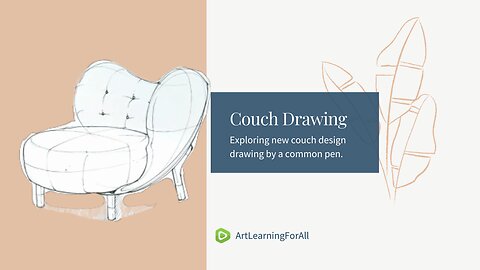 Pen Magic Unveiled: Stunning New Couch Design Sketch ✍️