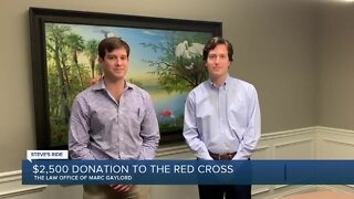 Steve's Ride: Law office of Marc Gaylord donates to the Red Cross