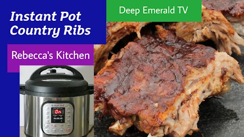 How To Make Instant Pot Country Pork Rib: Rebecca's Kitchen