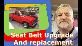 1986 FORD RANGER seat belt replacement