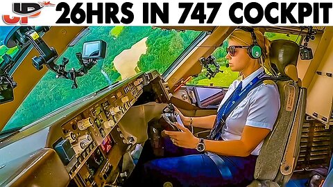 26 Hours in Boeing 747-400 Cockpit with Challenge Airlines