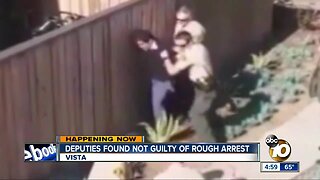 Deputies found not guilty of rough arrest in Vista