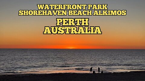 Exploring Perth Australia: A Sunset Walking Tour of Waterfront Park Alkimos