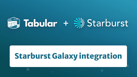 Tabular Bits: Starburst Galaxy Integration