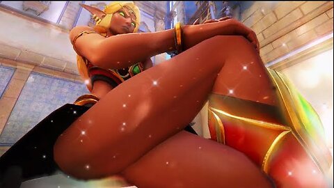 Viewing Sin'dorei Symmetra Big Booty in Sit Emote in Game And More - Overwatch 2 (18+)