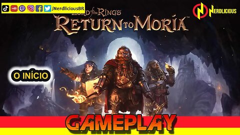 🎮GAMEPLAY! THE LORD OF RINGS: RETURN TO MORIA está muito bom no PC! Confira a nossa Gameplay!