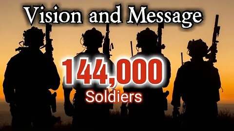144,000 MESSAGE - SOLDIERS 🔺️ #share #144 #bible #israel #yeshua #firstfruits #church
