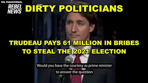 TRUDEAU PAYS OUT 61 MILLION IN BRIBE MONEY TO 1500 NEWS COMPANIES TO SECURE ELECTION