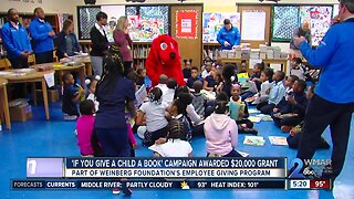 'If You Give a Child a Book' campaign awarded $20,000 grant