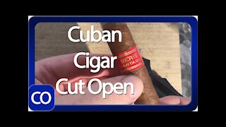 Cuban Partagas Serie D No 4 Cigar Cut Open Real Or Fake
