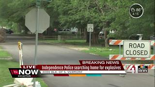 Independence police conduct explosive device investigation