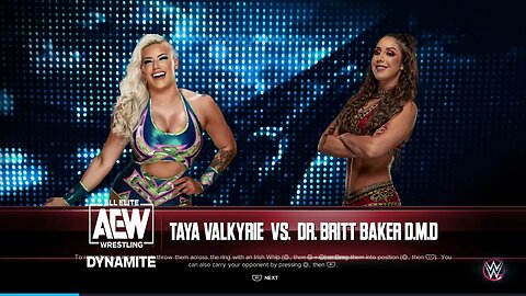 AEW Dynamite Taya Valkyrie vs Britt Baker