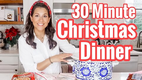 The BEST Christmas Meal in 30 Minutes! Easy and Quick!