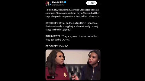 Racism from a US Constitution oath taking Congresswoman......they hate you