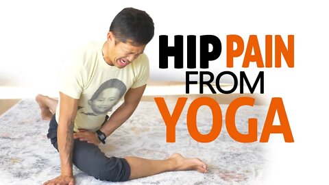 How to Fix Hip Pain from Yoga (FOR GOOD)