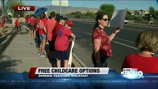 Free childcare options during teacher walkout