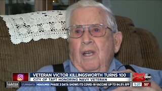 Navy veteran Victor Killingsworth turns 100