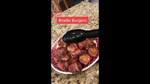 Hamburger Bacon bites