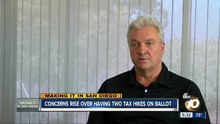 Making It in San Diego: Concerns rise over having two tax hikes on ballot