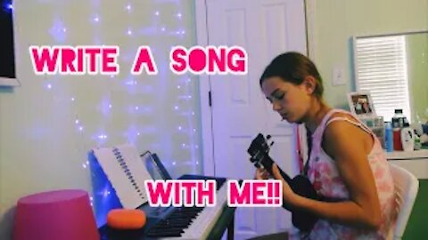 Write A Song with Me!! My process + mini song!! | Gabby’s Gallery