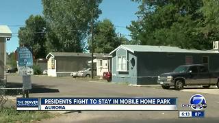 Residents fight to stay in mobile home park