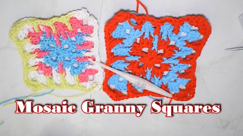How to Crochet the Glorious Granny Square Mosaic Granny Square
