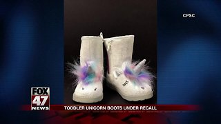 Target recalls unicorn boots due to potential choking hazard