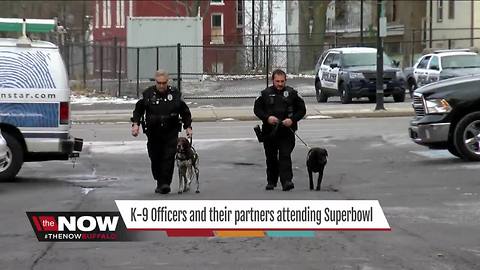 Transit Cops & K-9 partners headed to the big game