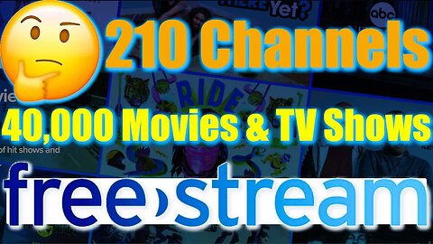 Brand New FREE Streaming App With Over 210 Free Live TV Channels Over 40,000 VOD Movies and TV Shows