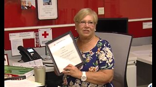 Local woman honored for lifesaving efforts