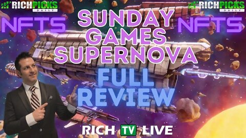 Sunday Games Supernova (NFTs) Earn $LFC bonus by playing a mini-game | RICH TV LIVE