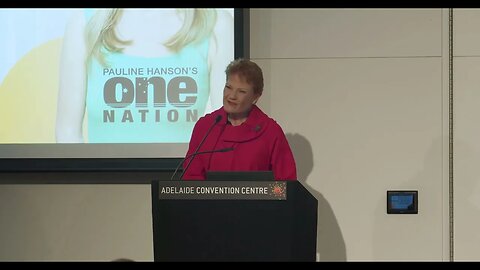Pauline Hanson gives her views on the Voice to Parliament - Adelaide Event