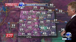 Snow continues tonight for Denver, roads will be icy overnight