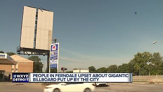 Giant billboard fuels controversy in Ferndale