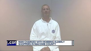 Man arrested for robbing elderly people at Macomb County Walmart parking lot