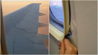 Passageiro de avião faz descoberta assustadora