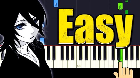 Bleach ED 2 (Thank You) - Easy Piano Tutorial + Music Sheets