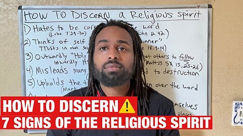 7 Signs Of The Religious Spirit