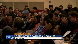 Dozens take the Oath of Allegiance to become naturalized citizens