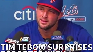 Tim Tebow Surprises Reporter With Unexpected Answer