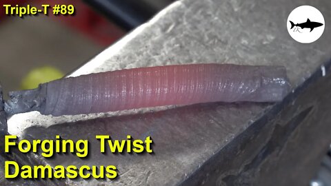 Triple-T #89 - Intermediate knife making series - Forging twist damascus