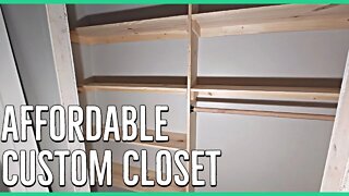 Building a Custom Closet for $125