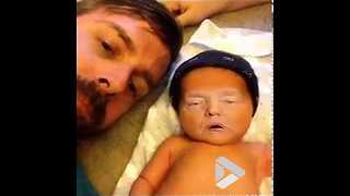 Trump baby face swap