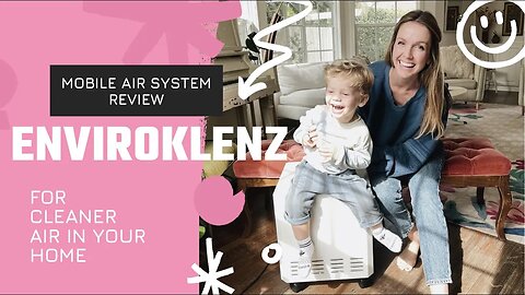 Enviroklenz Mobile Air Filtration System Review - How to have cleaner air in your home or office!