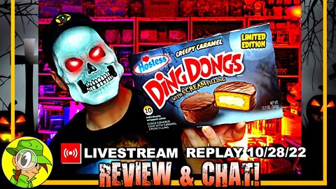 Hostess® CREEPY CARAMEL DING DONGS® Review 🧁🌚🍫 Livestream Replay 10.28.22 ⎮ Peep THIS Out! 🕵️‍♂️