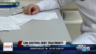 Can doctors deny treatment for unpaid medical bills?