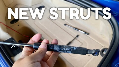 How To Install Trunk Struts in a Maserati Granturismo